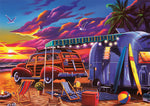Geno Peoples Beach Camp 300 Large Piece Jigsaw Puzzle