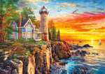 Rocky Cliff Lighthouse 300 Large Piece Jigsaw Puzzle