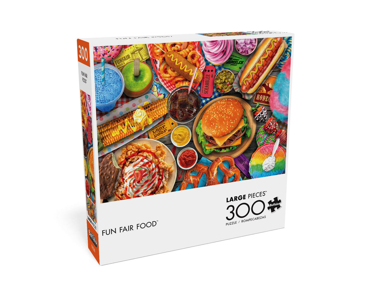 Fun Fair Food 300 Large Piece Jigsaw Puzzle Box