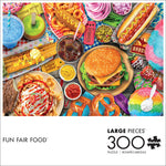 Fun Fair Food 300 Large Piece Jigsaw Puzzle Front