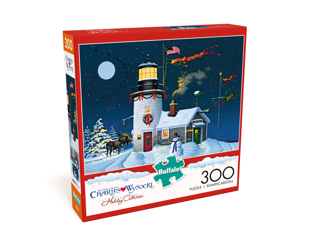 Charles Wysocki Take Out Window 300 Large Piece Jigsaw Puzzle 3D