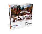 Charles Wysocki Vermont Maple Tree Tappers 300 Large Piece Jigsaw Puzzle Box