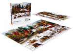 Charles Wysocki Vermont Maple Tree Tappers 300 Large Piece Jigsaw Puzzle Contents