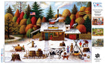 Charles Wysocki Vermont Maple Tree Tappers 300 Large Piece Jigsaw Puzzle Poster