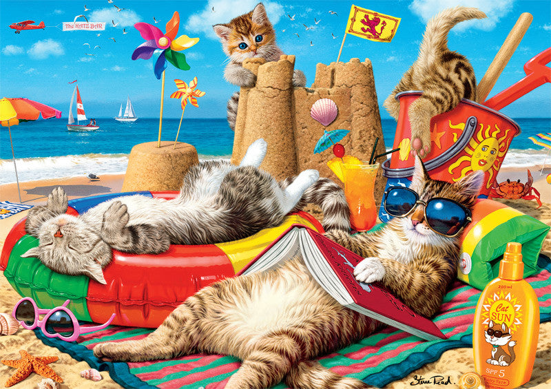 Adorable Animals Beachcombers 300 Large Piece Jigsaw Puzzle