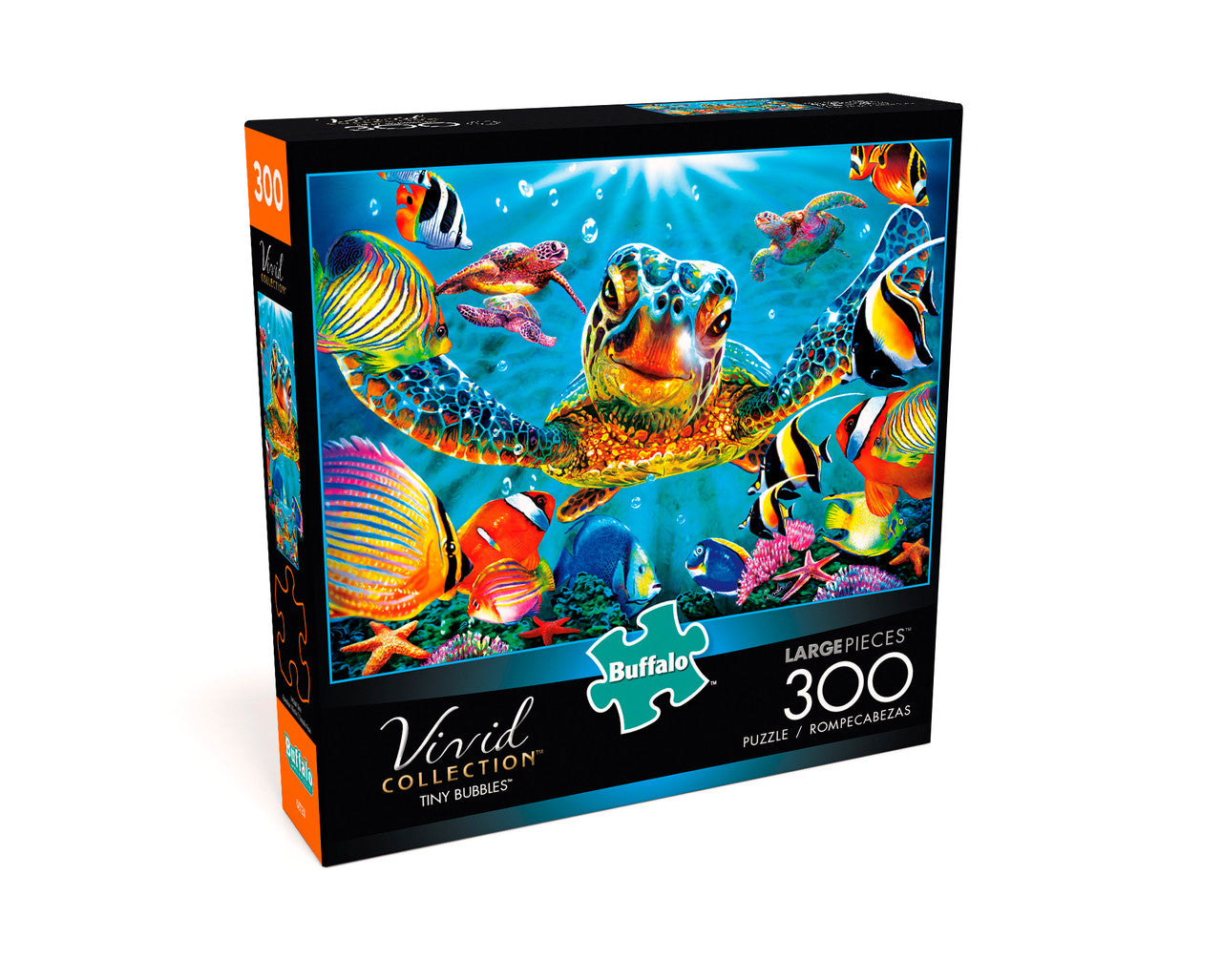Vivid Tiny Bubbles 300 Large Piece Jigsaw Puzzle 3D