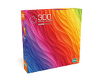 Vivid Rainbow Challenge 300 Piece Jigsaw Puzzle 3D