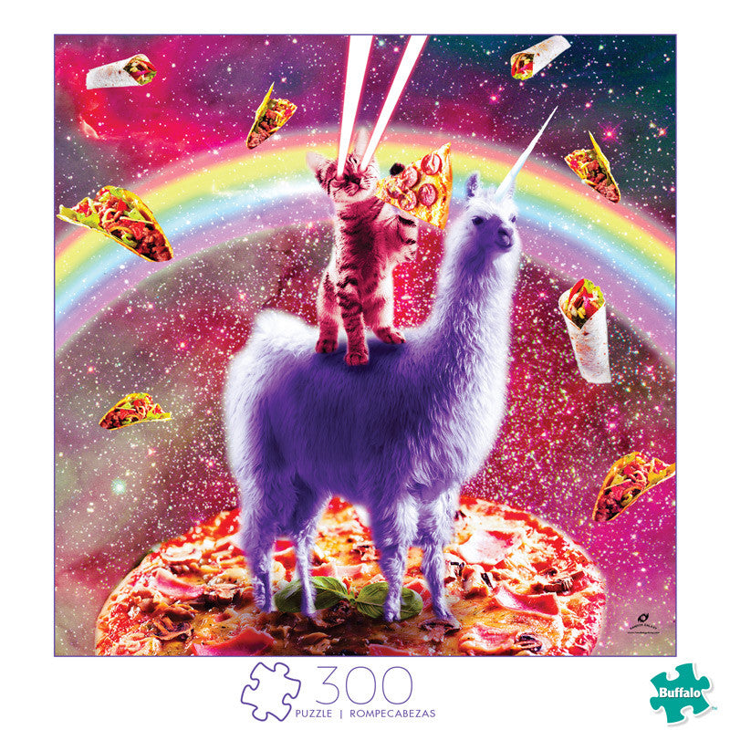 Art of Play Laser Llama Kitty 300 Large Piece Jigsaw Puzzle Front