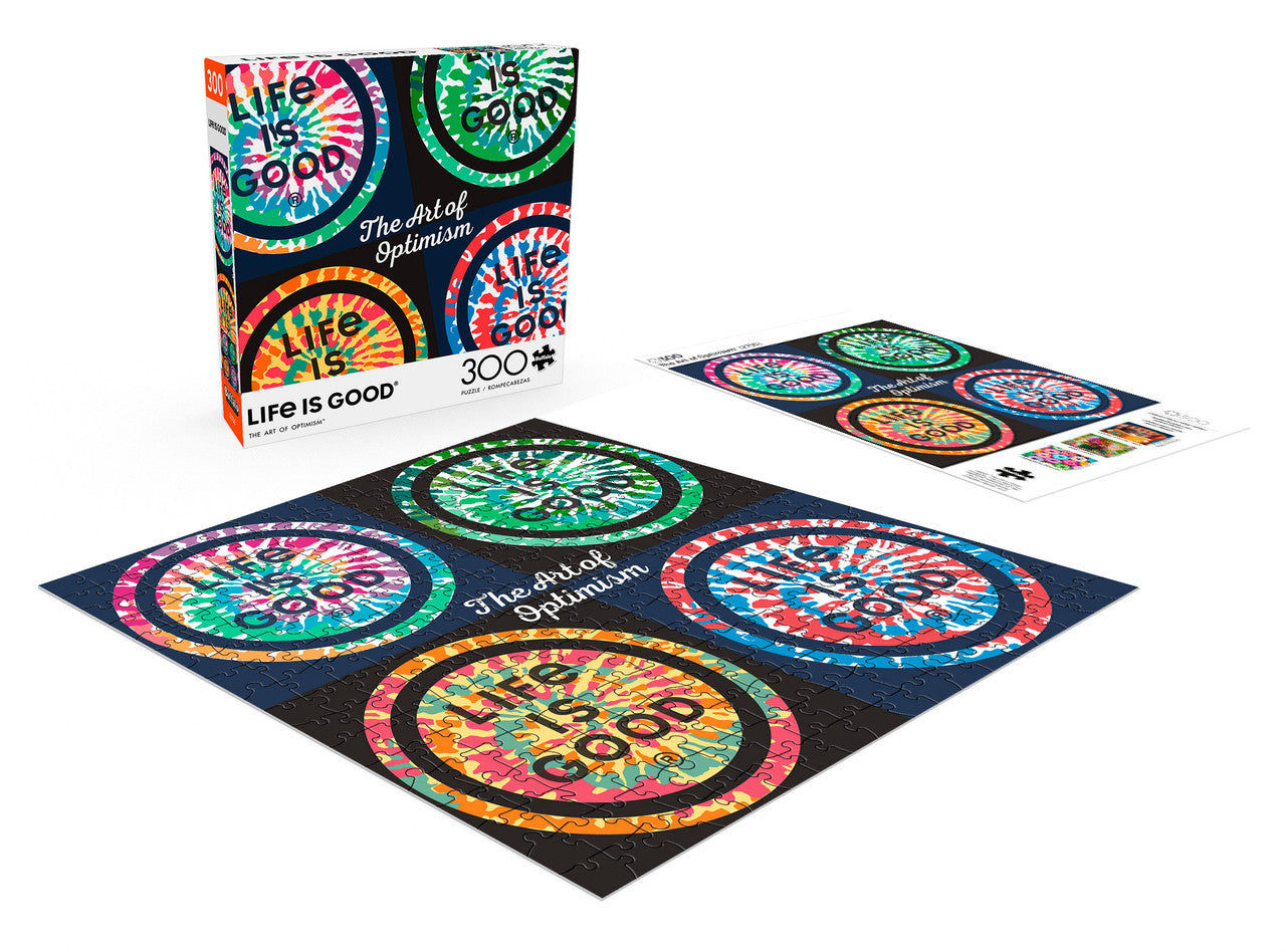 Life Is Good The Art of Optimism 300 Large Piece Jigsaw Puzzle Contents