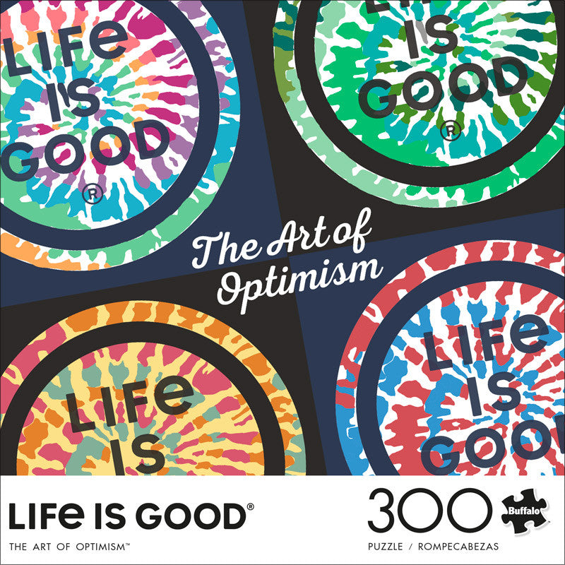 Life Is Good The Art of Optimism 300 Large Piece Jigsaw Puzzle Front
