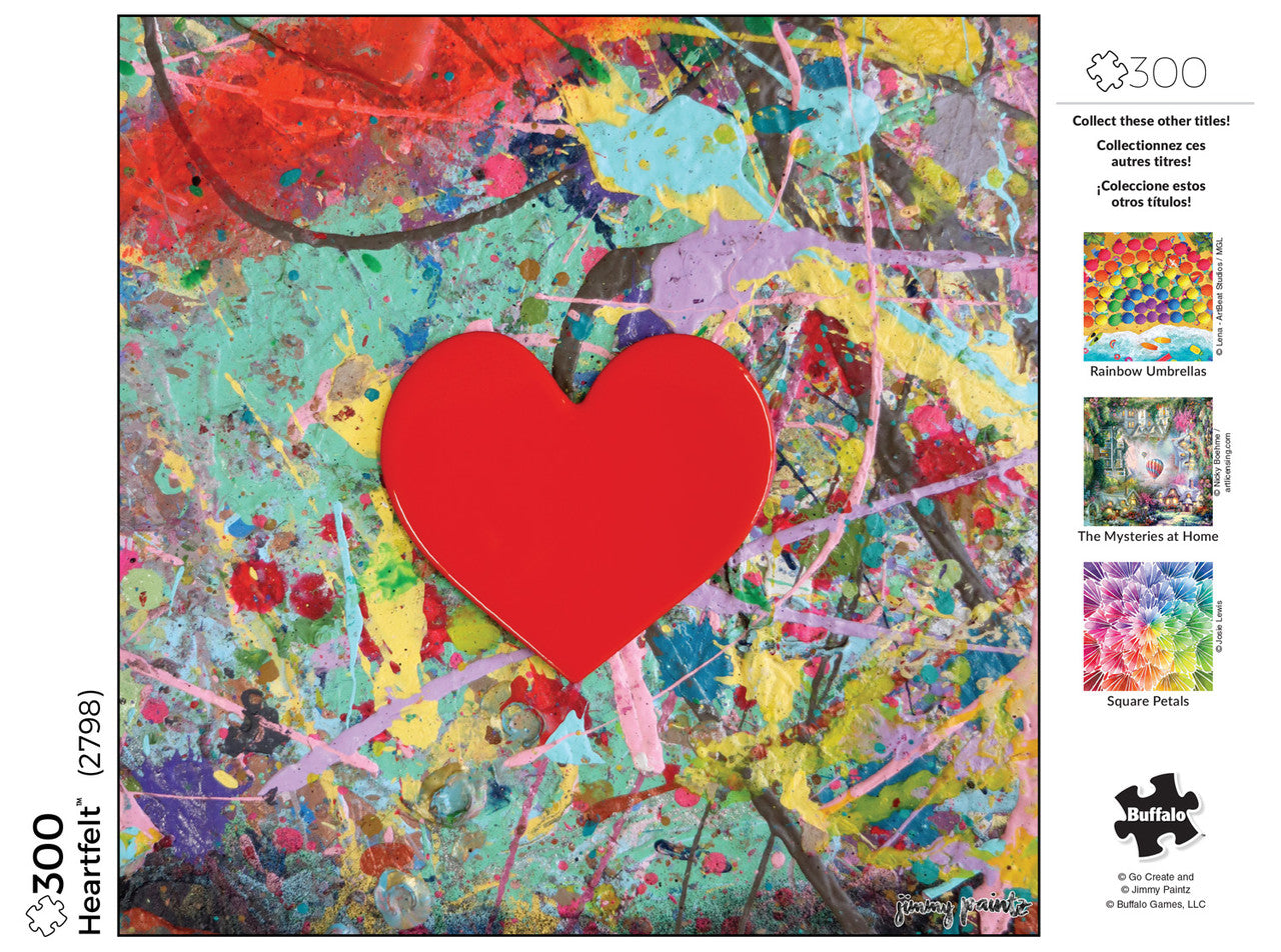Art of Play Heartfelt 300 Large Piece Jigsaw Puzzle Poster