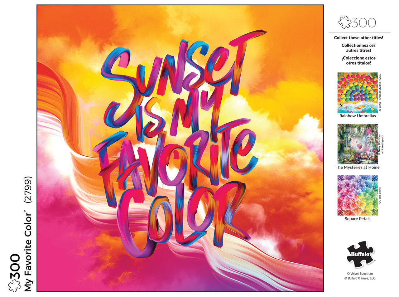 Art of Play My Favorite Color 300 Large Piece Jigsaw Puzzle Poster