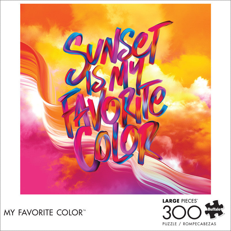 Art of Play My Favorite Color 300 Large Piece Jigsaw Puzzle Front