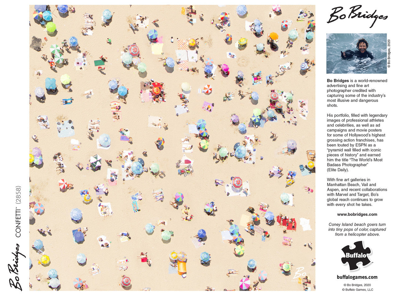 Photography Bo Bridges Confetti 300 Piece Jigsaw Puzzle Poster
