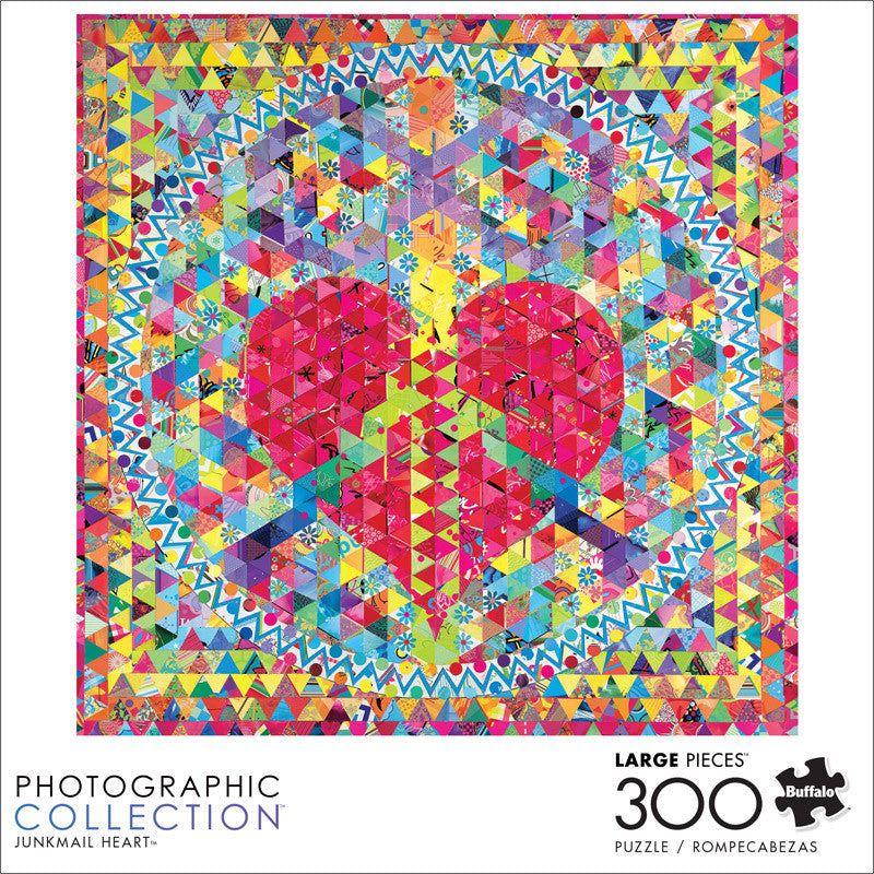 Junkmail Heart 300 Piece Puzzle