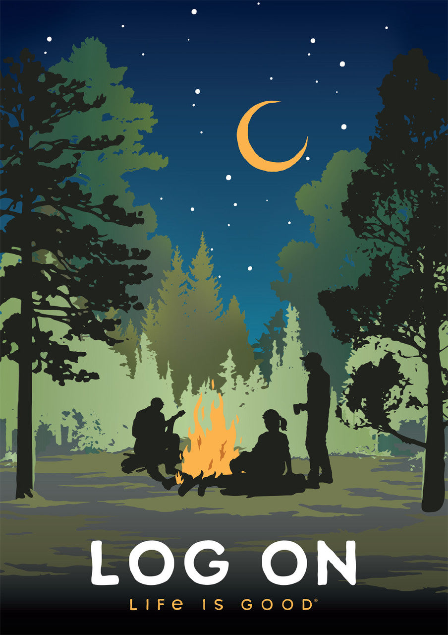 Life Is Good: Forest Log On 500 Piece Jigsaw Puzzle