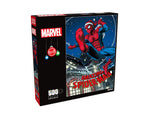 Marvel Spider-Man Swinging Into The Holidays 500 Piece Jigsaw Puzzle Box