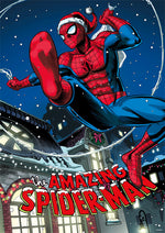 Marvel Spider-Man Swinging Into The Holidays 500 Piece Jigsaw Puzzle