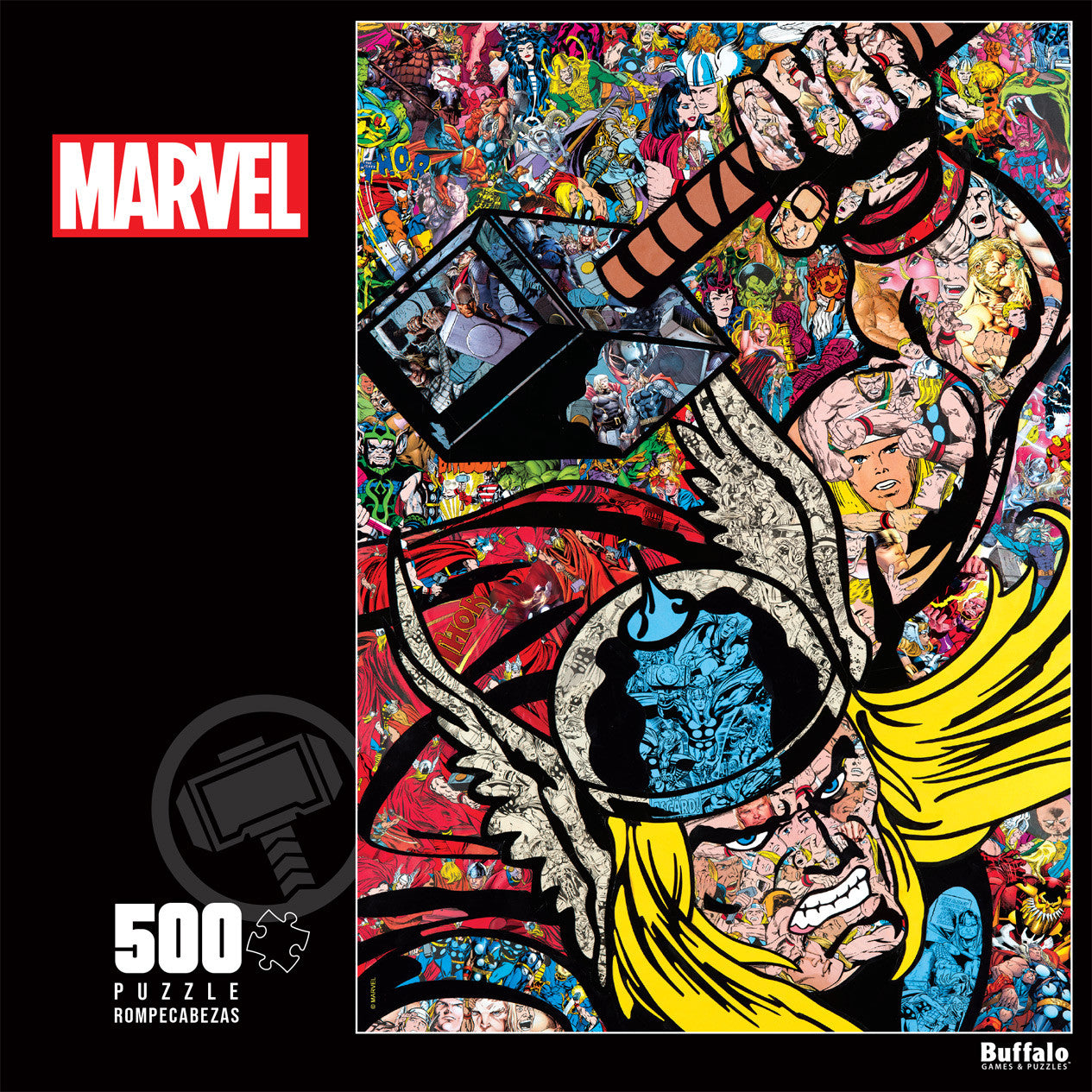 Marvel: Thor Collage 500 Piece Jigsaw Puzzle