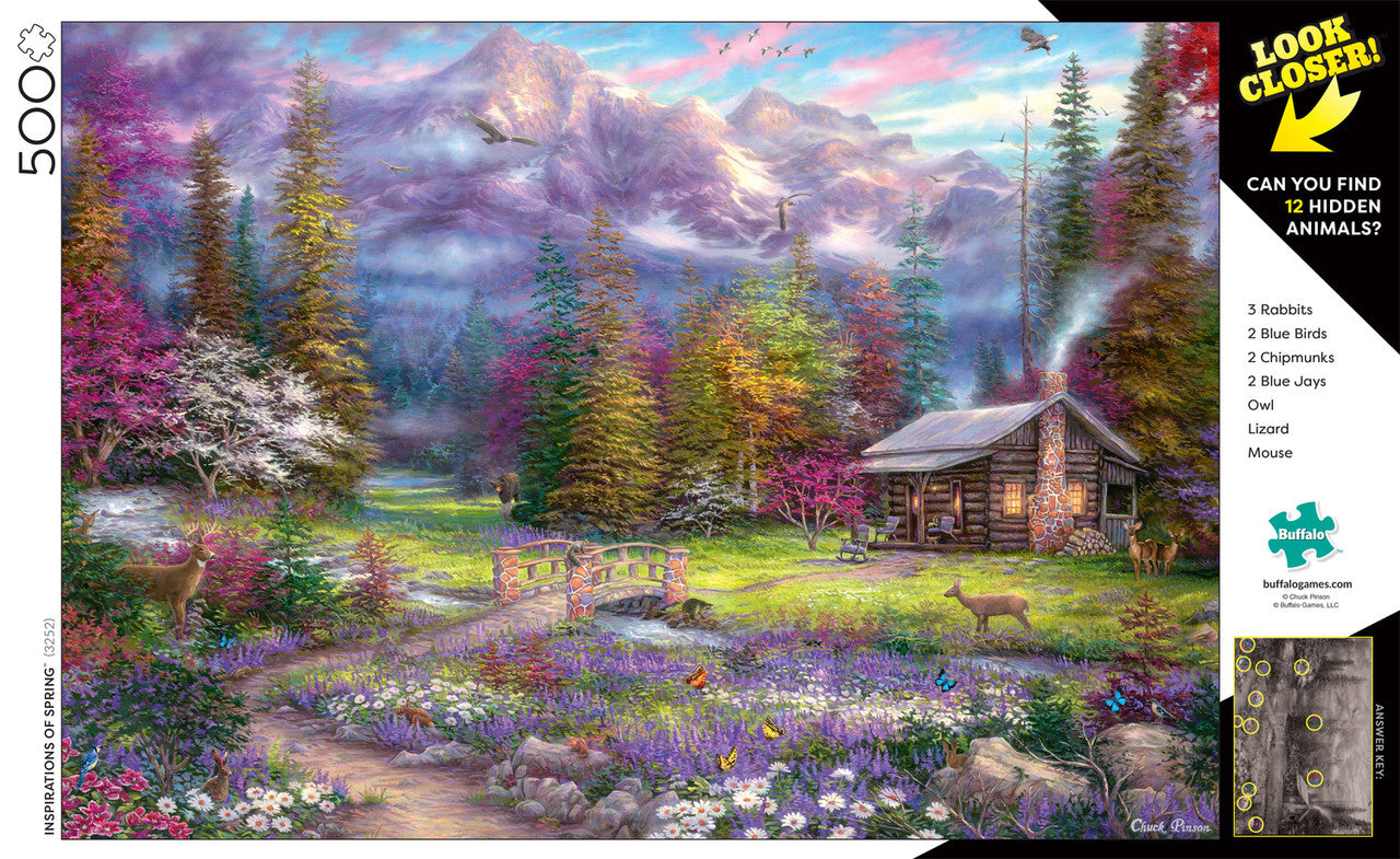 Look Closer Inspirations of Spring 500 Piece Poster