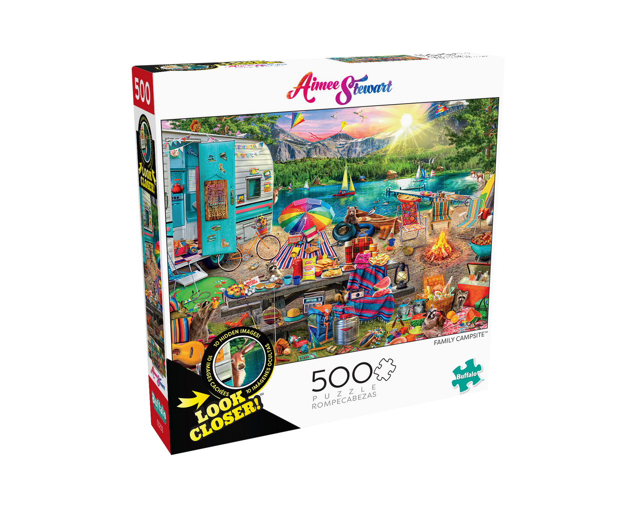 Look Closer Family Campsite 500 Piece 3D