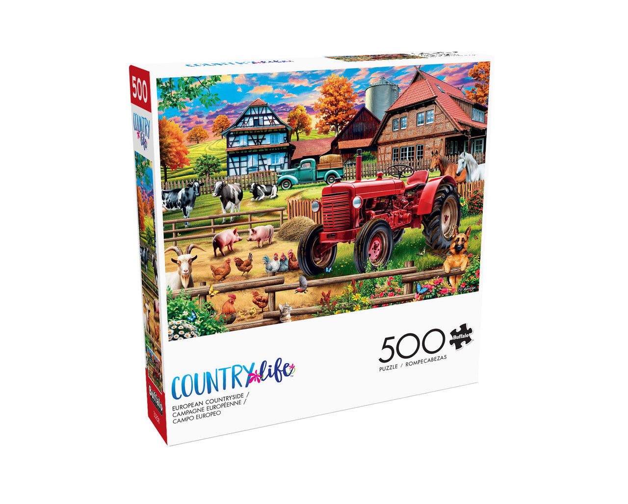 Country Life: European Countryside 500 Piece Puzzle