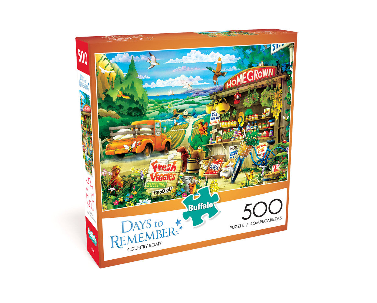 Days to Remember Country Road 500 Piece Jigsaw Puzzle 3D