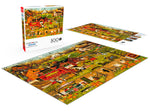Charles Wysocki Blackbirds Roost at Mill Creek 500 Piece Jigsaw Puzzle Contents