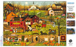 Charles Wysocki Blackbirds Roost at Mill Creek 500 Piece Jigsaw Puzzle Poster