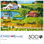 Charles Wysocki: AMERICANA: Jolly Hill Farms 500 Piece Puzzle