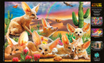 Amazing Nature Fantastic Fennec Foxes 500 Piece Jigsaw Puzzle Poster