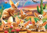 Amazing Nature Fantastic Fennec Foxes 500 Piece Jigsaw Puzzle