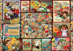 Buffalo Games SPRING 25 Puzzle Bundle – 4-Pack (2 x 300-Piece & 2 x 500-Piece Jigsaw Puzzles)