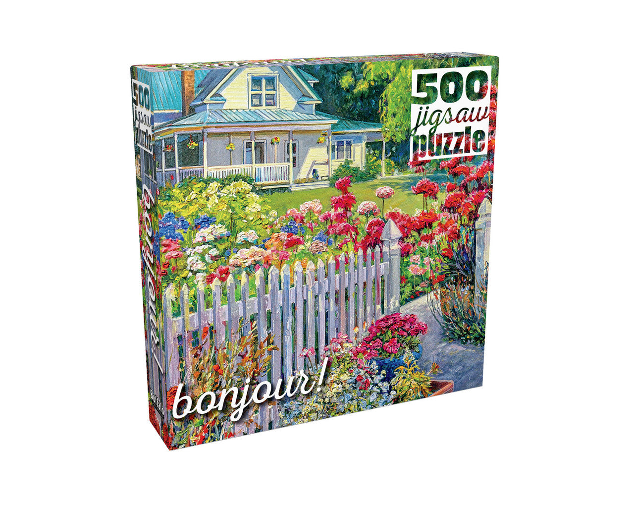 Bonjour: Fenceline Garden 500 Piece Puzzle