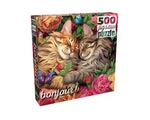Bonjour: Cats in Love 500 Piece Puzzle