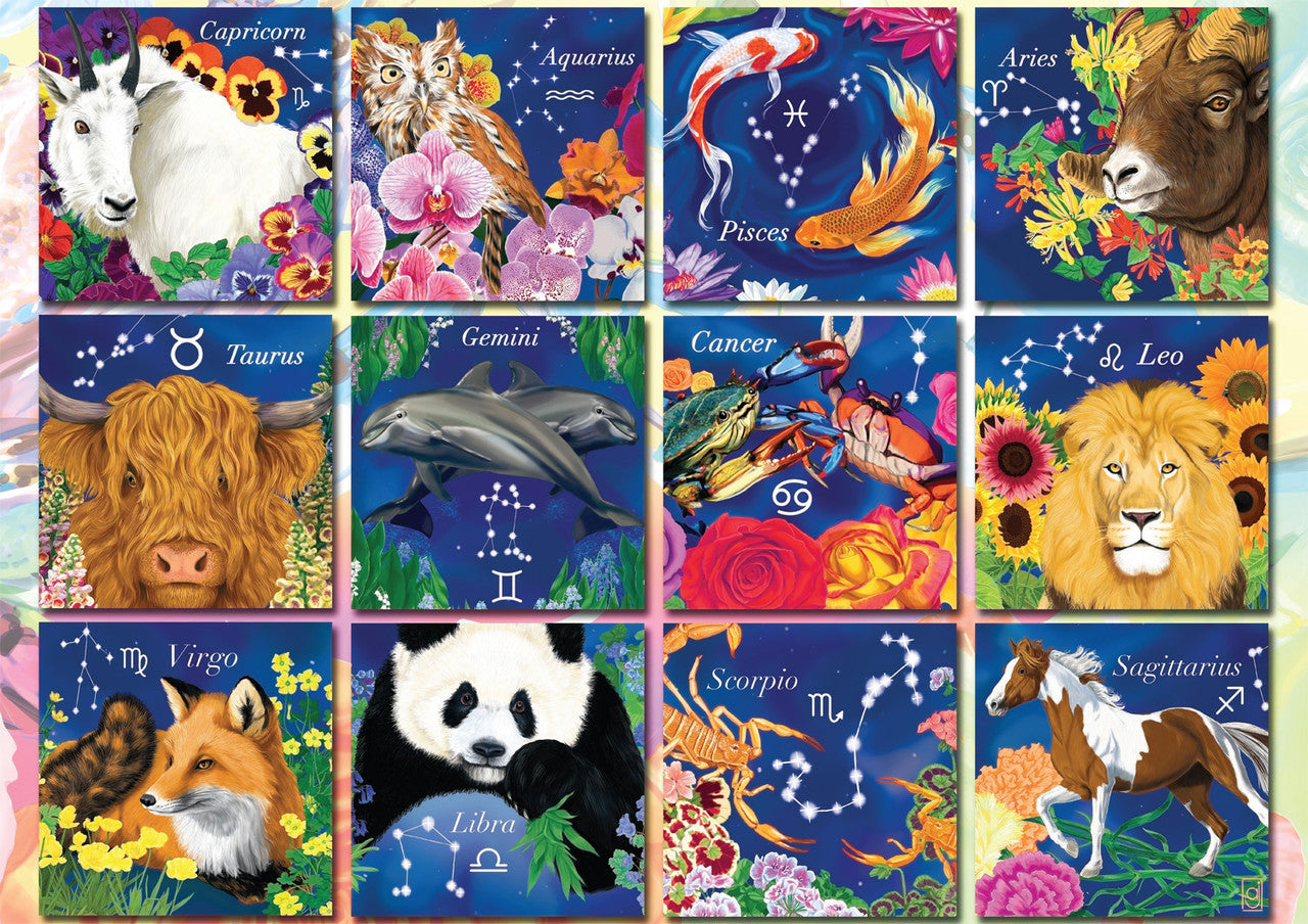 Bonjour: Botanical Zodiac 500 Piece Puzzle
