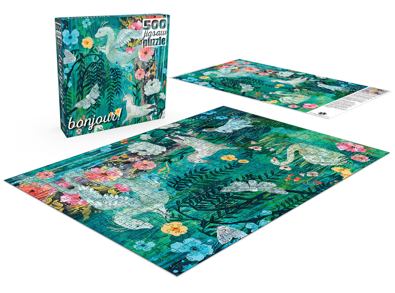 Bonjour: Magical Forest Friends 500 Piece Puzzle
