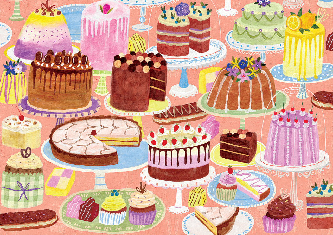 Bonjour: Cakes Galore! 500 Piece Puzzle