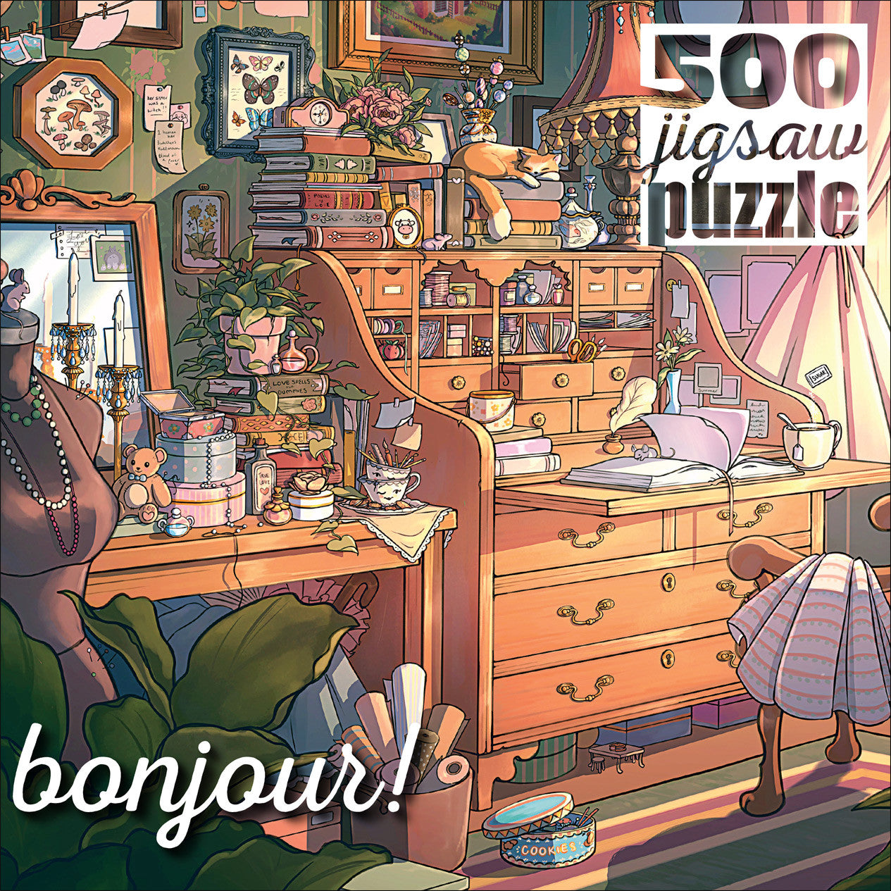 Bonjour: Hideaway Hollow 500 Piece Puzzle