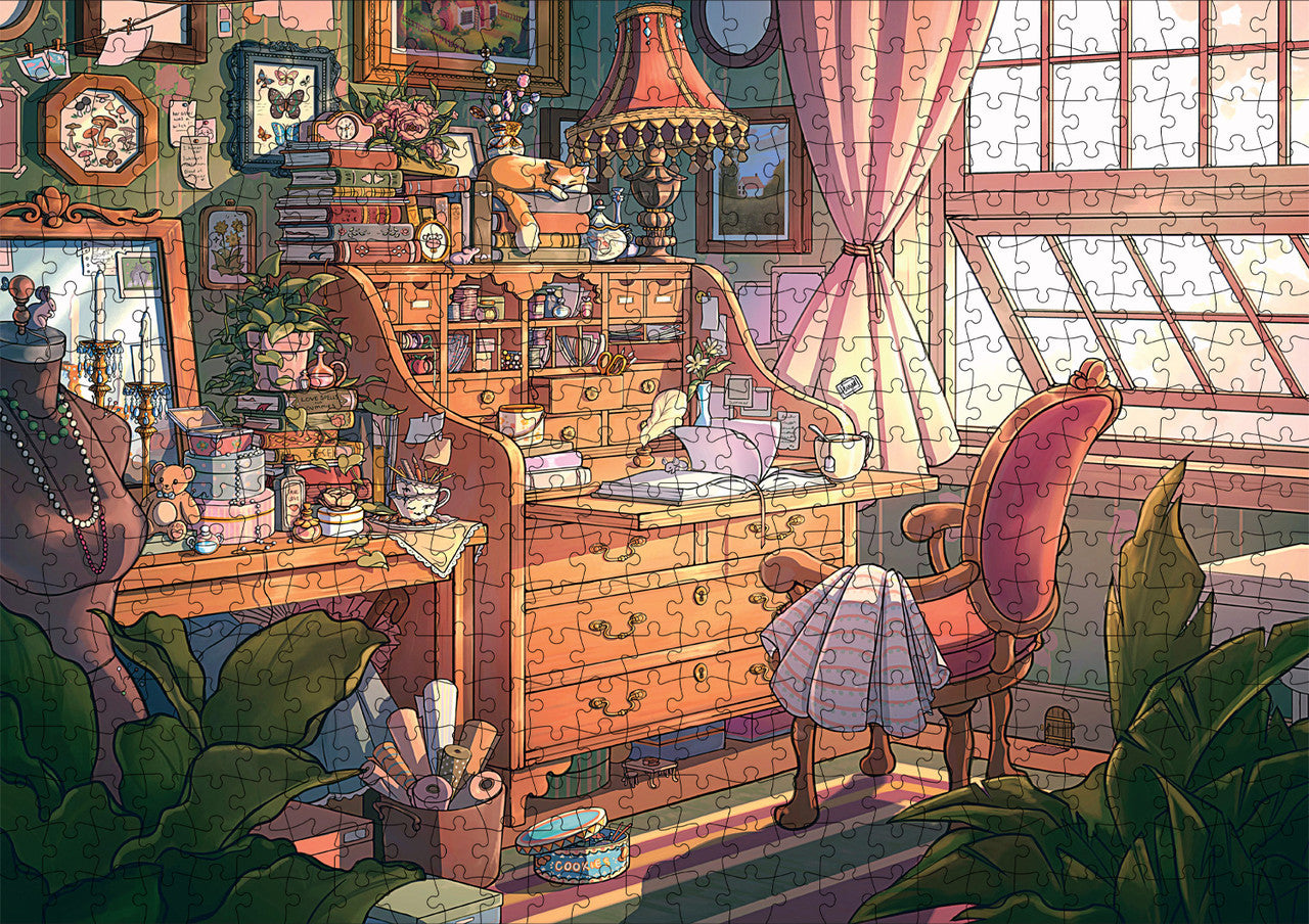 Bonjour: Hideaway Hollow 500 Piece Puzzle