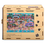 Wood Puzzle: Hawaiian Food Truck Festival 250 Piece Puzzle