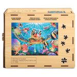 Wood Puzzle: Tiny Bubbles 250 Piece Puzzle