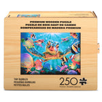 Wood Puzzle: Tiny Bubbles 250 Piece Puzzle