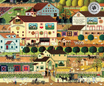 Charles Wysocki: Amish Country 2000 Piece Puzzle - Silver Select: Giftable Box With Silver Foil Accents