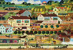 Charles Wysocki: Amish Country 2000 Piece Puzzle - Silver Select: Giftable Box With Silver Foil Accents