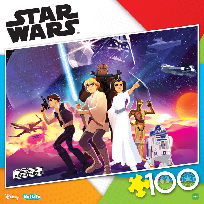 Star Wars™ Rebel Heroes 100 Piece Jigsaw Puzzle Front