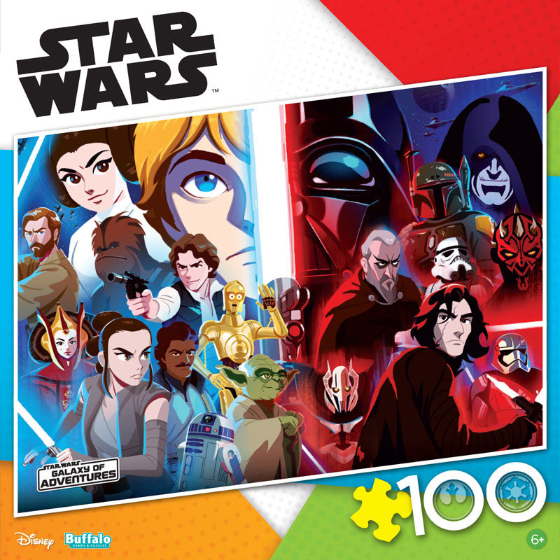 Star Wars™ Light Versus Dark 100 Piece Jigsaw Puzzle Front