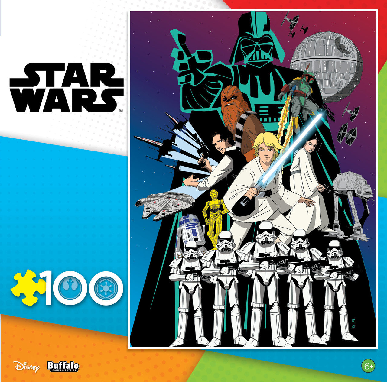 Star Wars Rebels Last Stand 100 Piece Puzzle