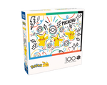 Pokemon: Doodle Pikachu 100 Piece Puzzle