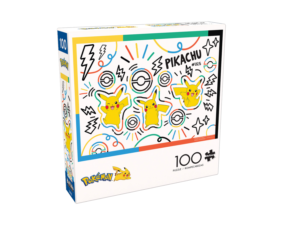 Pokemon: Doodle Pikachu 100 Piece Puzzle